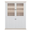 Forte Витрина 120 см Pontypool, белый/дуб «Рива», PNTV512-Q214 - Home Club, изображение 4