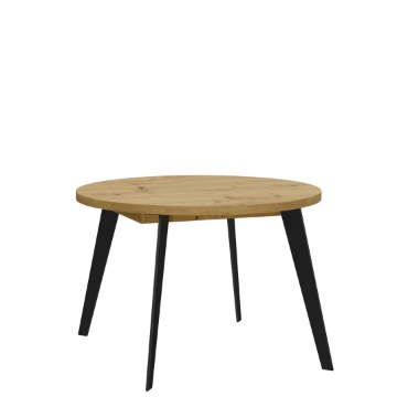 Forte Раздвижной круглый стол 110x110 см, дуб Artisan, TBLT7001-D78-904 - Home Club
