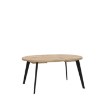 Forte Раздвижной круглый стол 110x110 см, дуб Artisan, TBLT7001-D78-904 - Home Club, изображение 3
