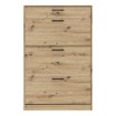 Forte Шафа для взуття 85x20 см із шухлядою Niko, дуб Artisan, NIKD321-D78 - Home Club, зображення 2