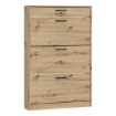 Forte Шафа для взуття 85x20 см із шухлядою Niko, дуб Artisan, NIKD321-D78 - Home Club, зображення 4