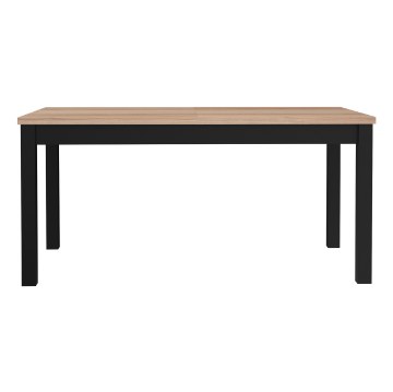 Forte Раздвижной стол 160x90 см Black Hill, сливовый Comano/чёрный, TBLT7014-C876 - Home Club