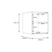 Forte Накладка 50 см Washcab, білий, універсальний, WCSM058-Z12M - Home Club, зображення 7