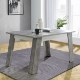 Forte Розкладний стіл 140x90 см Zumba, бетон/білий, ZMBT423-C264 - Home Club