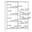 Forte Шафа 100 см з ламелями та шухлядами Jytana Дуб Mauvella/Чорний, JTNR323L-M635 - Home Club, зображення 7