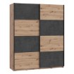 Forte Шафа 170 см Raven, дуб Artisan/бетон темно-сірий, RVXS824E1-C772 - Home Club, зображення 3