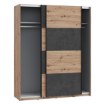 Forte Шафа 170 см Raven, дуб Artisan/бетон темно-сірий, RVXS824E1-C772 - Home Club, зображення 4