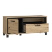 Forte Тумба під телевізор 130 см Trondheim Дуб Artisan/Дуб чорний, TDHT221L-C773 - Home Club, зображення 5