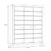 Forte Шкаф 170 см Snow, белый, SNWS83-C50 - Home Club, изображение 4