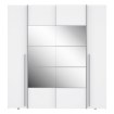 Forte Шафа з дзеркалом 200 см Narago, біла, NRGS32512-120 - Home Club, зображення 2