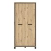 Forte Шафа 100 см Trondheim Дуб Artisan/Дуб чорний, TDHS821-C773 - Home Club, зображення 2