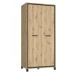 Forte Шафа 100 см Trondheim Дуб Artisan/Дуб чорний, TDHS821-C773 - Home Club, зображення 4