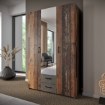 Forte Шафа 120 см Econobox 2 Old – Wood Vintage/Бетон темно-сірий, ECBS834-C754 - Home Club