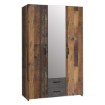 Forte Шафа 120 см Econobox 2 Old – Wood Vintage/Бетон темно-сірий, ECBS834-C754 - Home Club, зображення 6