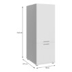Forte Шафка 50 см Washcab, білий, універсальний, WCVR142-Z12M - Home Club, зображення 7