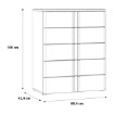 Forte Комод висотою 100 см Buganvilla, BGVK212-M765 - Home Club, зображення 6