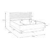 Forte Каркас ліжка, JPNL1161-D108B - Home Club, зображення 5