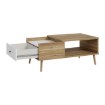 Forte Столик 106 см Harllson, білий/дуб Mauvella, CFTT5170EC-M807 - Home Club, зображення 5