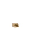 Forte Приліжкова тумба 50 см із шухлядами Oriental Tree, дуб, Bartex, HUDK011-D105 - Home Club, зображення 3