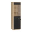 Forte Витрина 60 см Auriquet «Дикий дуб натуральный» / «Чёрный», AUQV711L-Q362 - Home Club, изображение 5