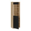 Forte Витрина 60 см Auriquet «Дикий дуб натуральный» / «Чёрный», AUQV711L-Q362 - Home Club, изображение 6