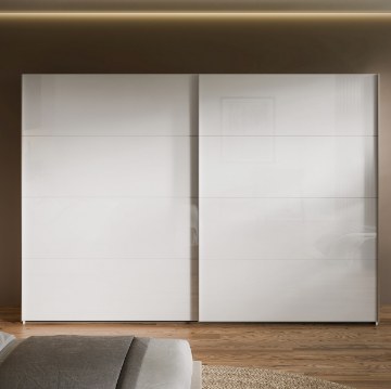 Forte Шкаф 270 см Sophistispace, белый / белый глянцевый, SSQS12411-C04 - Home Club