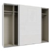 Forte Шафа 270 см Sophistispace Білий / Білий глянцевий, SSQS12411-C04 - Home Club, зображення 6