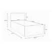 Forte Кровать с подъемным матрасом, OKYL1092-D108 - Home Club, изображение 7