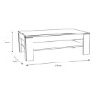 Forte Столик 120 см Coffee Tables «Піщаний дуб», SVOT22-D41 - Home Club, зображення 4