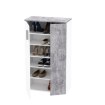 Forte Шафа для взуття 70 см Net106 Білий/Бетон, BTS321-C296A - Home Club, зображення 8