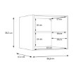 Forte Накладка 67 см Washcab, білий, універсальний, WCBR058-Z12M - Home Club, зображення 8