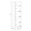 Forte Витрина 55 см Verniq «Дикий дуб, натуральный», VRQV711-D136 - Home Club, изображение 13