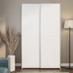 Forte Шкаф с раздвижными дверцами, 120 см, белый, HMNS62232-120 - Home Club, изображение 3