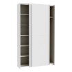 Forte Шкаф с раздвижными дверцами, 120 см, белый, HMNS62232-120 - Home Club, изображение 7
