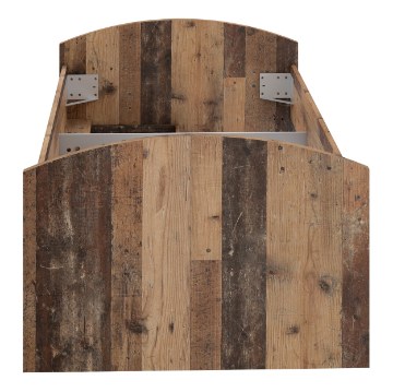Forte Подростковая кровать с ящиками 90x200 см Winnie Old – Wood Vintage/Бетон, WNL09-C943 - Home Club