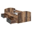 Forte Подростковая кровать с ящиками 90x200 см Winnie Old – Wood Vintage/Бетон, WNL09-C943 - Home Club, изображение 5