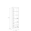 Forte Витрина 62 см Eufemius «Мазурский дуб», EUFV711R-D131 - Home Club, изображение 12