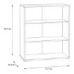 Forte Стелаж 75 см Archbox Old – Wood Vintage, T2KR60-H51 - Home Club, зображення 4