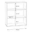 Forte Стелаж 75 см Archbox Old – Wood Vintage, T2KR60-H51 - Home Club, зображення 5