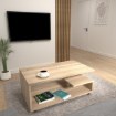 Forte Кавовий столик на коліщатках 105x60 см Bailey, дуб «Сонома», BL1T01-D30 - Home Club, зображення 2
