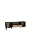 Forte Тв-тумба 160 см Joakimis, дуб Mauvella/чёрный, JMXT131-M637 - Home Club, изображение 3