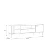 Forte Тв-тумба 160 см Joakimis, дуб Mauvella/чёрный, JMXT131-M637 - Home Club, изображение 4