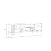 Forte Тв-тумба 160 см Joakimis, дуб Mauvella/чёрный, JMXT131-M637 - Home Club, изображение 5