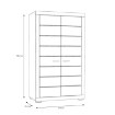 Forte Шкаф 120 см Snow, белый, SNWS82-C50 - Home Club, изображение 4