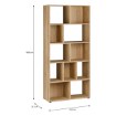 Forte Стеллаж 95 см Orkney, дуб Mauvella, OKYR721-D108 - Home Club, изображение 7