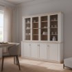 Forte Стелаж 200 см Pontypool Білий/Дуб «Ріва», PNTR741-Q214 - Home Club, зображення 2