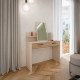 Forte Туалетний столик 115 см Ricciano «Пісочний»/«Дуб Елеганція», RCQT421-Q312 - Home Club