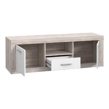 Forte Тв-тумба 150 см Baccio, дуб песочный/белый, BCCT134-T19 - Home Club