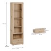 Forte Витрина 55 см Archbox «Дуб Artisan», T2KV811-D78 - Home Club, изображение 8