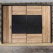 Forte Шафа 270 см Dalate Дуб Катанія/Чорний, DQLS82411-M267 - Home Club